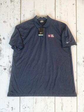Nike Golf Dri-FIT Postal Express Polo Shirt - NWT Size 3XL P-P 28 Length 31